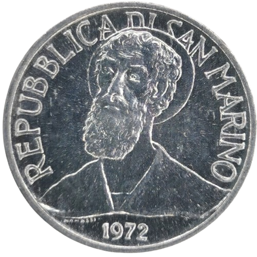 1 lira 1972 San Marino ob.UNC
