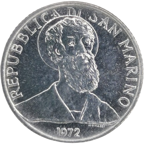 2 lire 1972 San Marino ob.UNC