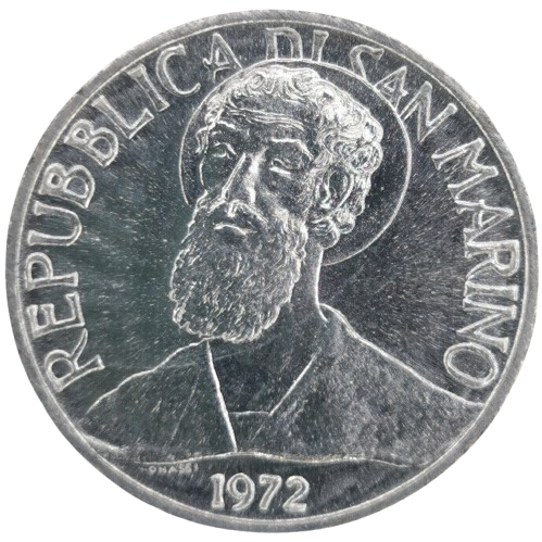 5 lire 1972 San Marino ob.UNC