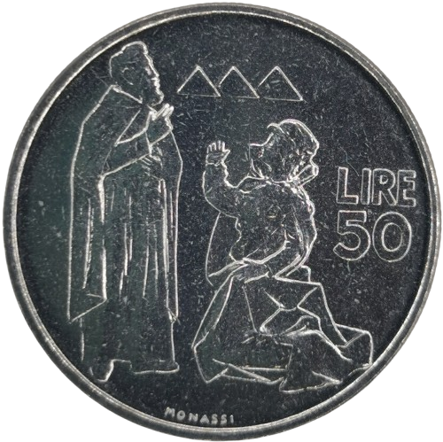 50 lire 1972 San Marino ob.UNC