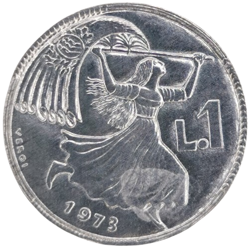 1 lira 1973 San Marino ob.UNC