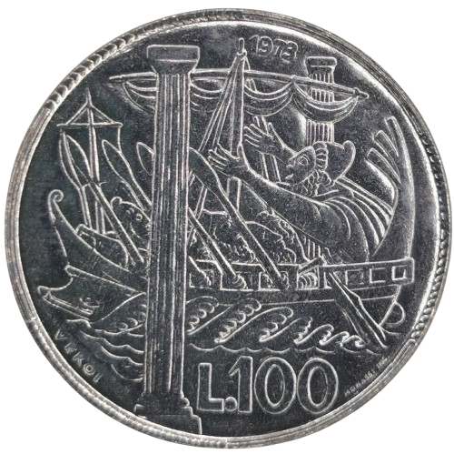 100 lire 1973 San Marino ob.UNC