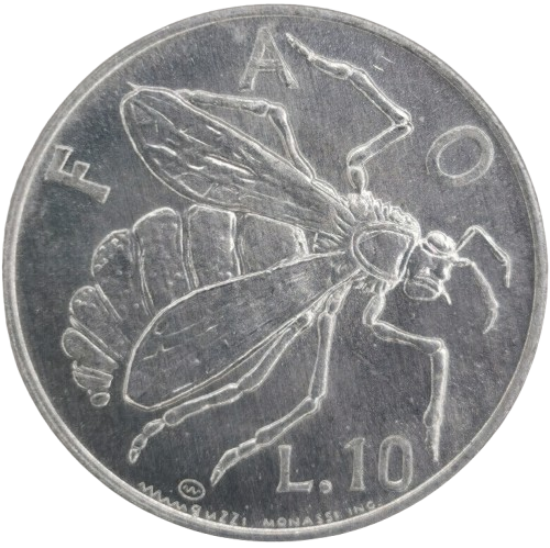 10 lire 1974 San Marino ob.UNC