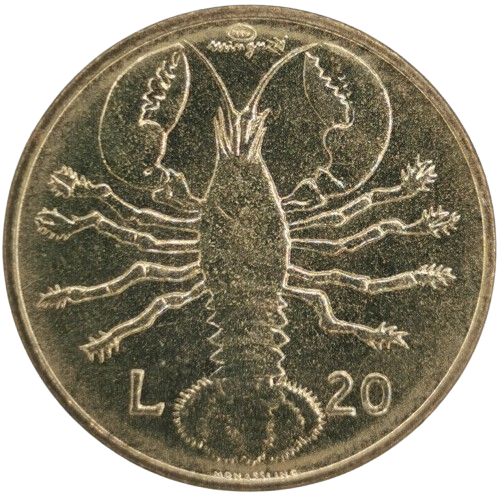 20 lire 1974 San Marino ob.UNC