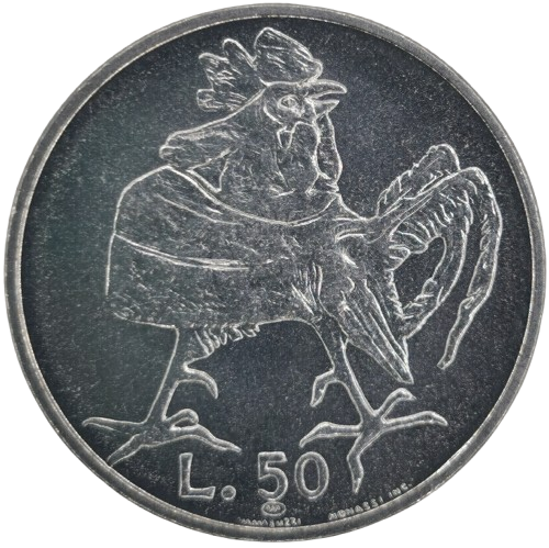 50 lire 1974 San Marino ob.UNC
