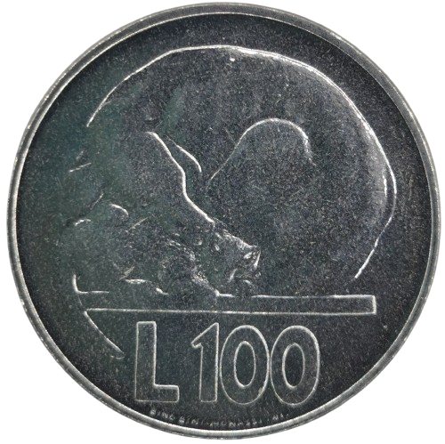 100 lire 1975 San Marino ob.UNC