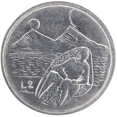 2 lire 1976 San Marino ob.UNC