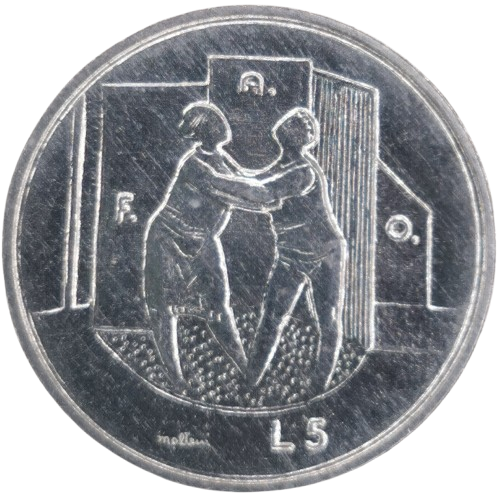 5 lire 1976 San Marino ob.UNC