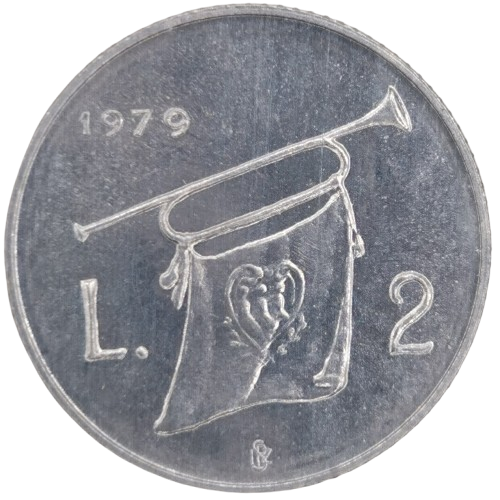 2 lire 1979 San Marino ob.UNC