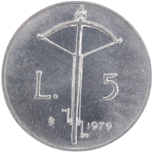 5 lire 1979 San Marino ob.UNC