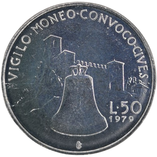 50 lire 1979 San Marino ob.UNC