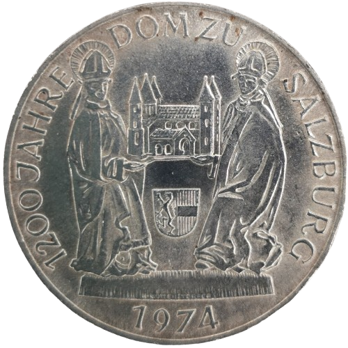 50 Schilling 1974 Rakúsko, Salzburg Cathedral
