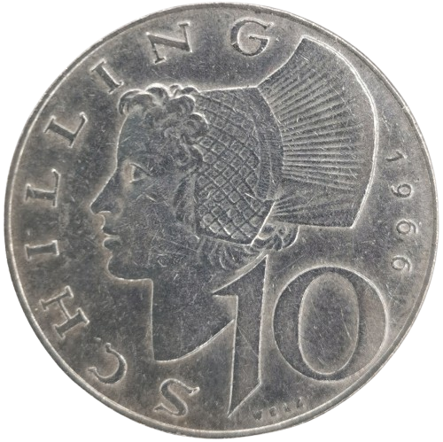 10 Schilling 1966 Rakúsko