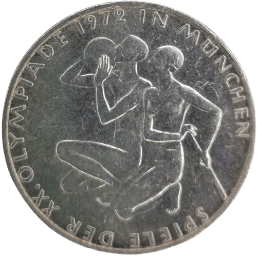 10 Mark 1972 D Nemecko (NSR), Olympic Games, Munich 1972 - Atléti