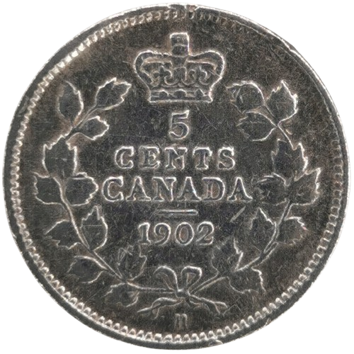 5 cents 1902 Kanada, Eduard VII.
