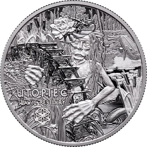 500 Francs CFA 2026 Kamerun BU 1 Oz Ag, Slavic Beasts - Utopiec