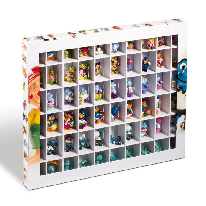 Zberateľský box Kinder, 60 otvorov pre hračky Kinder (SBOX60Ü-EI)