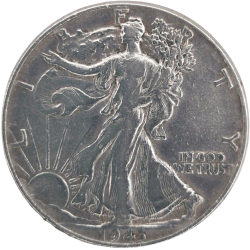 Half Dollar 1943 P USA, Walking Liberty