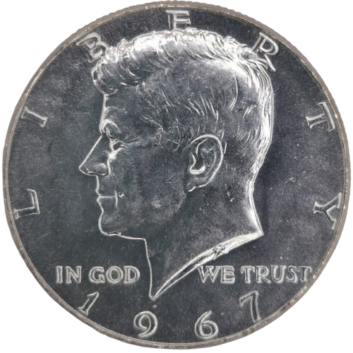 Half Dollar 1967 P USA, John F. Kennedy 