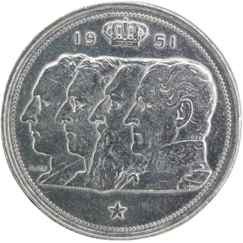 100 Francs 1951 Belgicko, Leopold III.