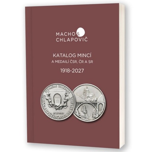 Katalog, mince a medaile Československa, ČR a SR 2027