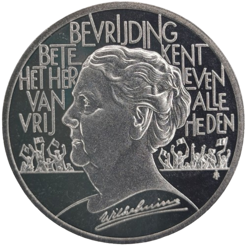2 1/2 ECU 1995 Holandsko, Queen Wilhelmina