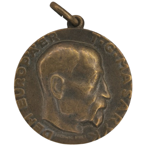 Prívesok 1937 Švajčiarsko, T. G. Masaryk