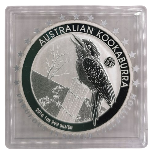 Dollar 2016 Austrália BU 1 Oz Ag, Australian Kookaburra (Fabulous)