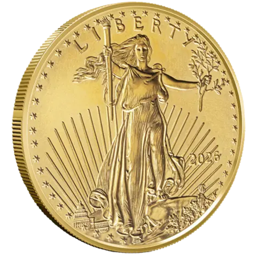 50 Dollars 2026 USA BU 1 Oz Au, American Eagle