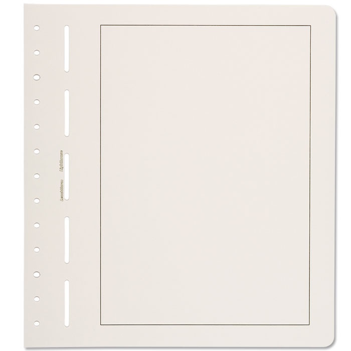 Albumové listy LEUCHTTURM čisté, s čiernym okrajom (BL19)
