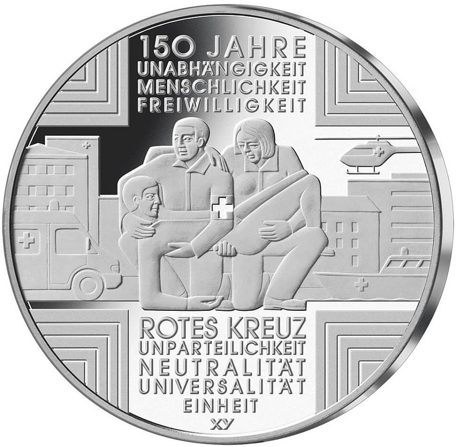 10 EURO 2013 Nemecko UNC Červený kríž