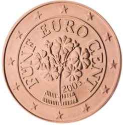 5 cent 2011 Rakúsko ob.UNC