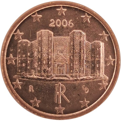 1 cent 2006 Taliansko ob.UNC