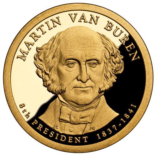 Dollar 2008 D USA UNC  M.V.Buren 8th