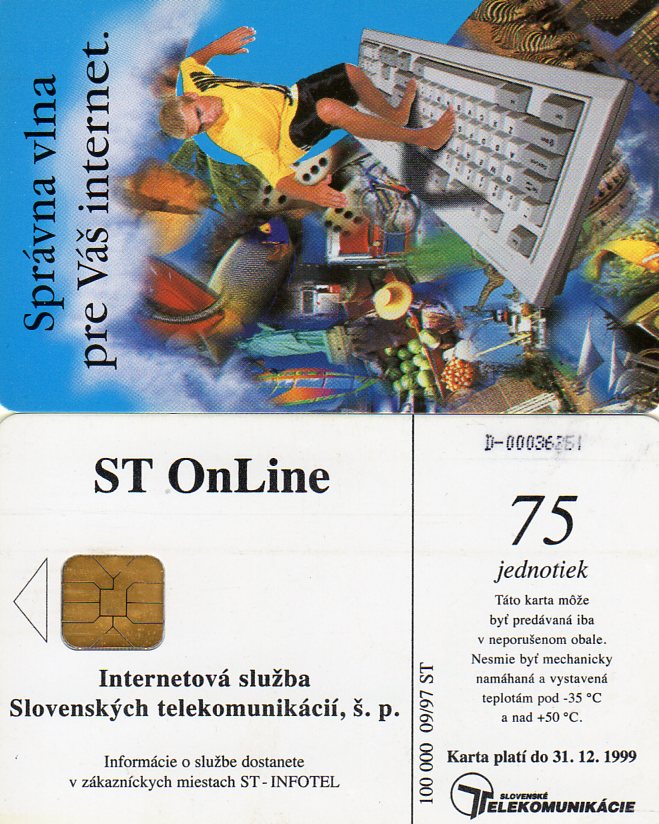 Telefónna karta ST ST OnLine