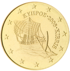 50 cent 2012 Cyprus ob.UNC