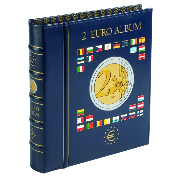 Zakladač OPTIMA classic s kazetou, "Euro" potlač, modrý (CLOPBI2EUROSET)