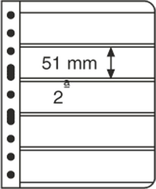 Listy VARIO, 5ks/bal, 5 riadkové, čierne (VARIO5S)