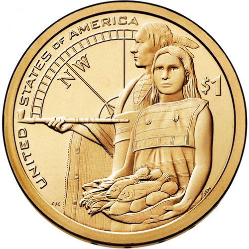 Dollar 2014 P USA UNC Native American