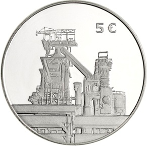 5 euro 2014 Luxembursko PROOF "STEEL"
