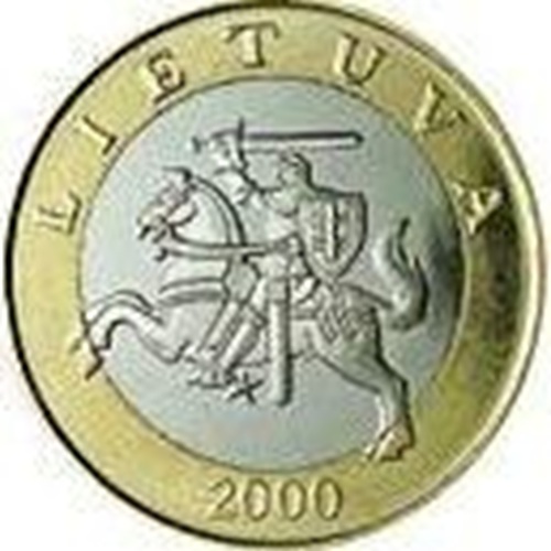 2 Litai 2009 Litva ob.UNC