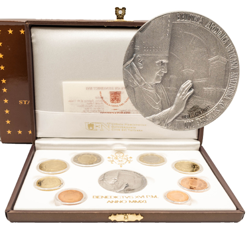 SADA 2011 Vatikán PROOF Benedikt XVI. + Ag medaila (3,88 €)