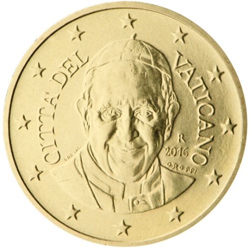 10 cent 2015 Vatikán ob.UNC František