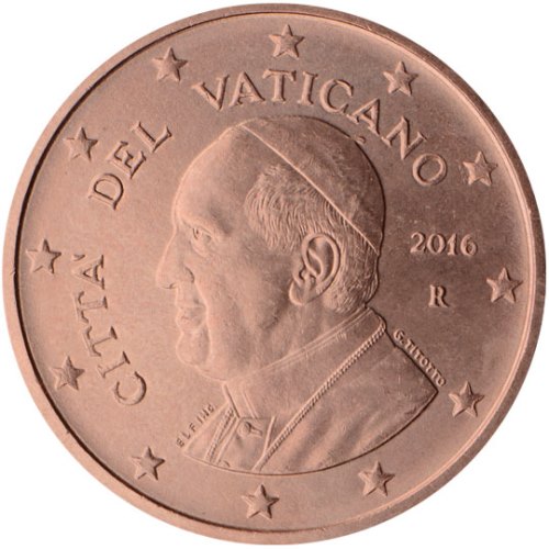 5 cent 2015 Vatikán ob.UNC František