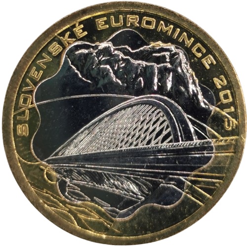 Žetón, Slovenské euromince 2015