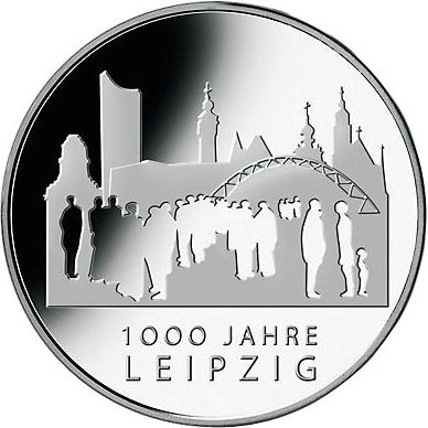 10 euro 2015 Nemecko UNC Leipzig