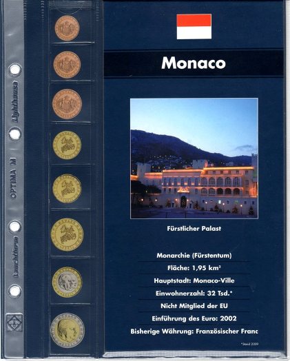 Doplňujúci list OPTIMA  na Euro set Monako