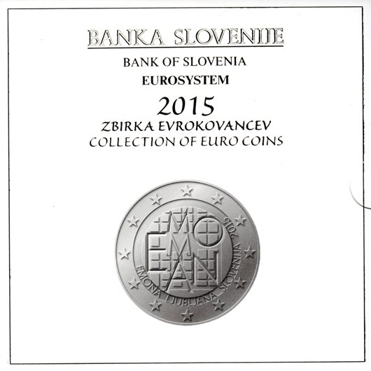 SADA 2015 Slovinsko + 2€ + 3€ PROOF