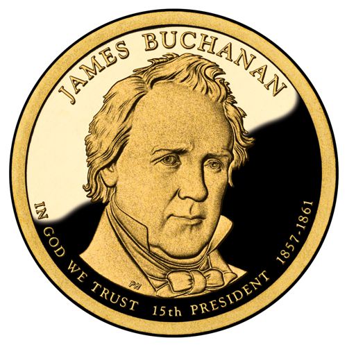 Dollar 2010 D USA UNC J.Buchanan 15th
