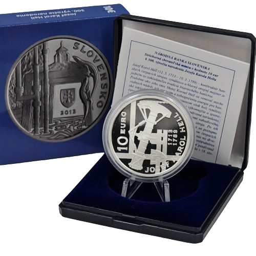 10 euro 2013 Slovensko PROOF, Jozef Karol Hell